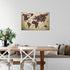 Wandbilder Wohnzimmer XXL Küche Kaffee Moderne Bilder Weltkarte